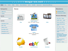 Tablet Screenshot of mega-on.net